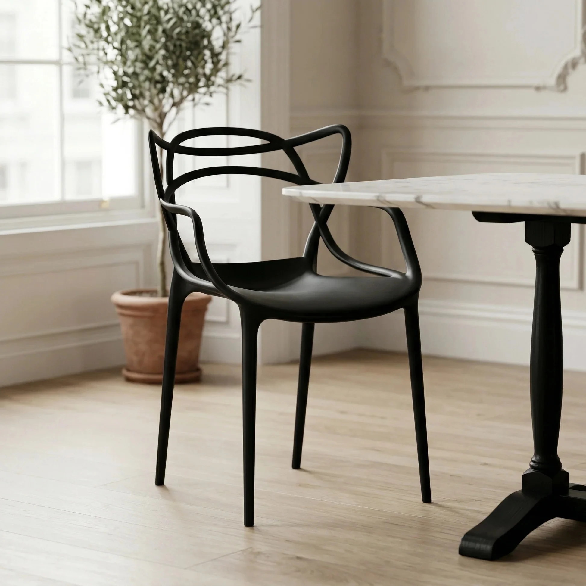 Black masters chair