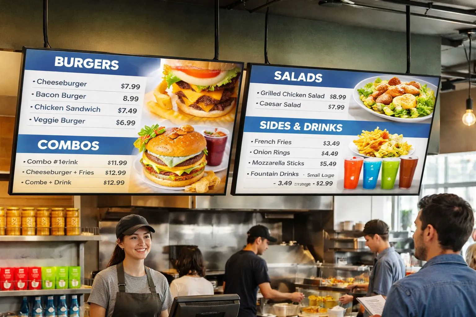 Digital Signage for Restaurants